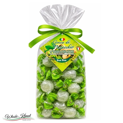 Karmelki z nadzieniem Pistacjowym Gocce di Pistacchio marki Etienne 96 by L&G 500g