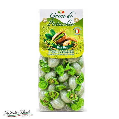 Karmelki z nadzieniem Pistacjowym Gocce di Pistacchio Etienne by L&G 200g