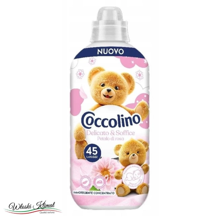 Płyn do płukania koncentrat Delikatny Delicato & Soffice Petalo di Rosa marki Coccolino