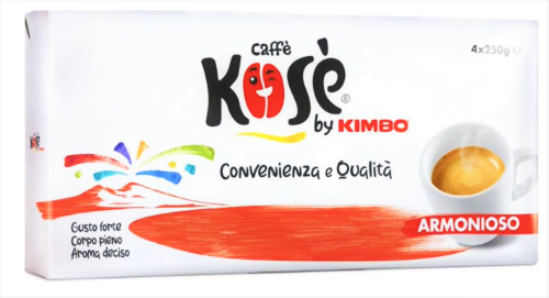 Kawa mielona KOSE Armonioso by KIMBO 4 x 250 g