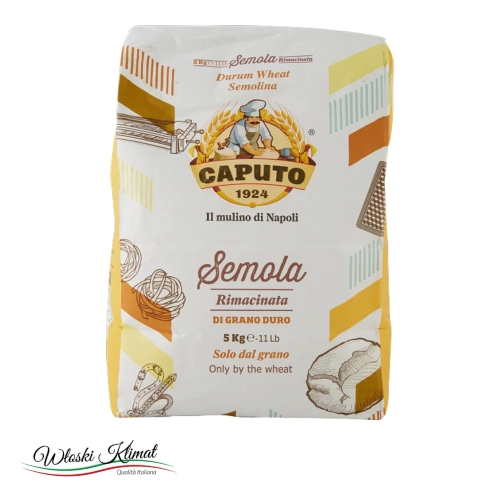 Semola rimacinata Caputo 5 kg - widok z przodu / opakowanie