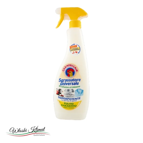 Odtłuszczacz Cytrynowy Sgrassatore  Limone CHANTECLAIR 625 ml - widok z przodu / opakowanie