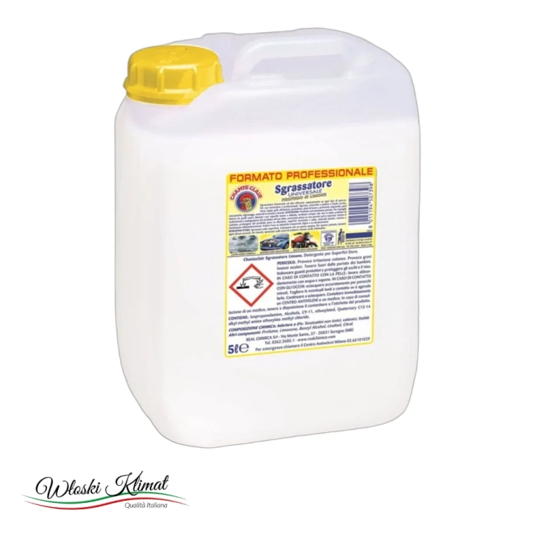 Odtłuszczacz Cytrynowy Sgrassatore  Limone CHANTECLAIR 5L - widok z przodu / opakowanie