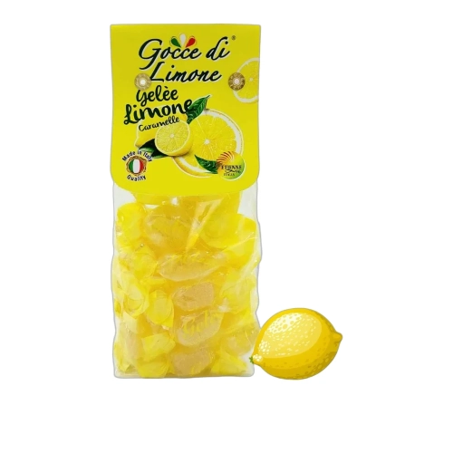 Żelki o smaku Cytrynowym Gocce di Limone 150g - widok szczegółowy 2