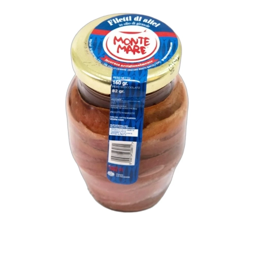 Sardele w filetach Filetti di Alici Anchoice MONTE MARE 80g - widok szczegółowy 2