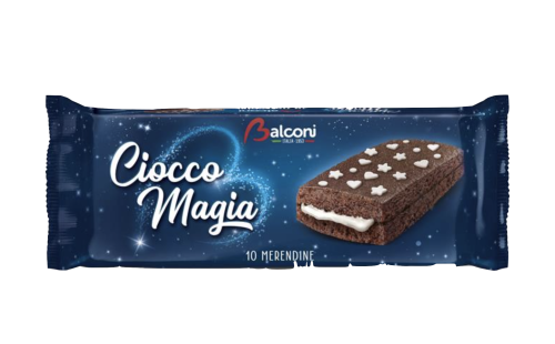 Mleczna kanapka Balconi 10 x 28 gr