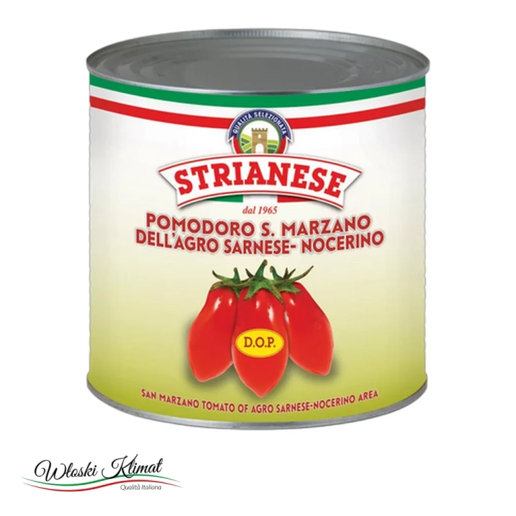 Pomidory SAN MARZANO D.O.P. Strianese 2,5kg - widok z przodu / opakowanie