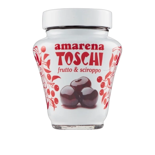 Wiśnie drylowane w syropie Amarena TOSCHI 250g - widok szczegółowy 2