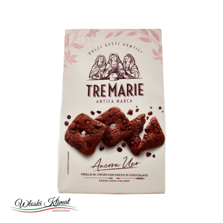 Ciastka kruche Tre Marie kakaowe z czekoladą  315 g - widok z przodu / opakowanie
