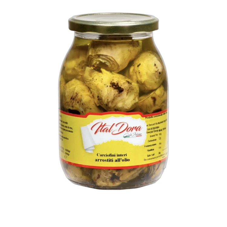 Karczochy grillowane całe serca Carciofi Arrostiti Interi ITAL DORA 580g - widok szczegółowy 2