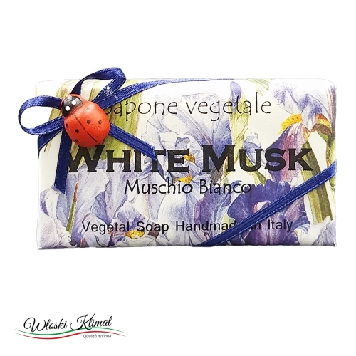 Mydło Białe Piżmo White Musk Etienne 100 g - widok z przodu / opakowanie