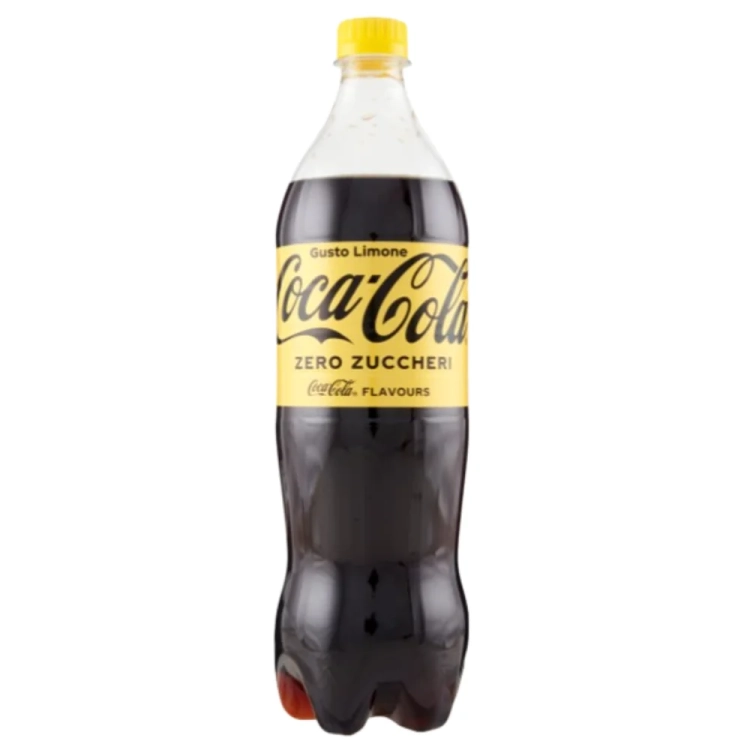 Coca-Cola z cytryną Gusto Limone BEZ CUKRU Zero Zuccheri 1L - widok szczegółowy 2