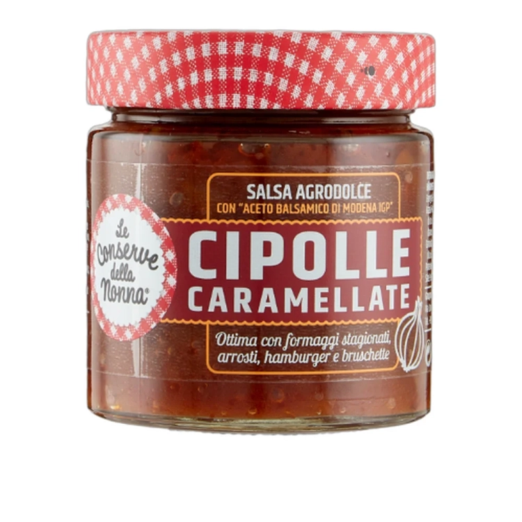 Sos z karmelizowanej cebuli z octem balsamicznym Cipolle Caramellate  Conserve della Nonna 200g - widok szczegółowy 2