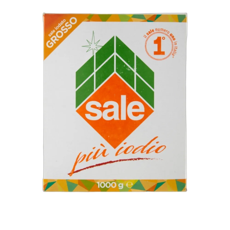 Sól morska gruboziarnista Sale PIU IODIO Grosso 1 kg - widok szczegółowy 2