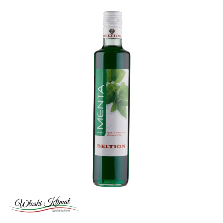 Włoski syrop miętowy BELTION SCIROPPO MENTA 500 ML - widok z przodu / opakowanie