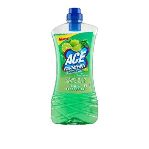 Płyn do mycia podłóg Limonka i Mięta pieprzowa Higienizujący Lime e Menta Piperita ACE 1L - widok szczegółowy 2