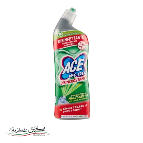 Żel do czyszczenia WC odkamieniający DISINCROSTANTE ACE 700ml - widok z przodu / opakowanie