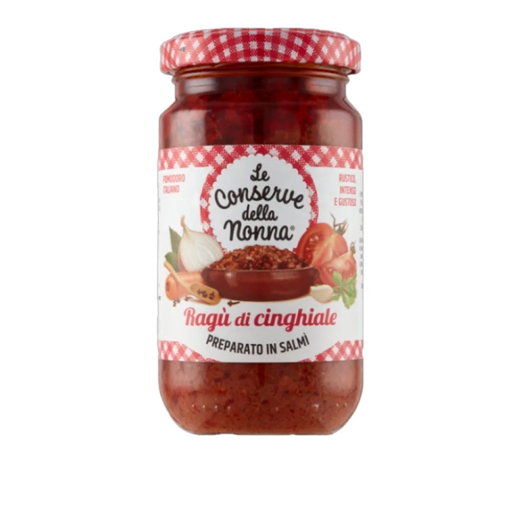 Sos z dzika Ragu di Cinghiale Le Conserve della Nonna 190g - widok szczegółowy 2