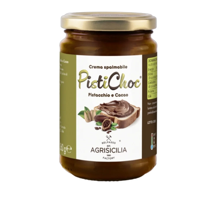 Krem pistacjowy z kakao PistiChoc Agrisicilia 360g - widok szczegółowy 2