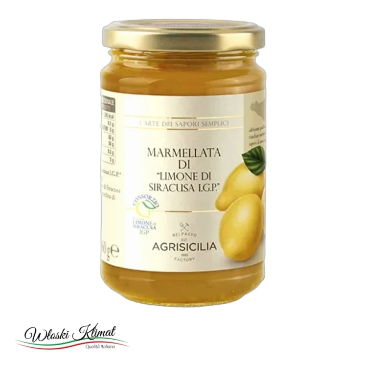 Marmolada z Cytryn Sycylijskich Siracusa I.G.P. Agrisicilia 360 g - widok z przodu / opakowanie