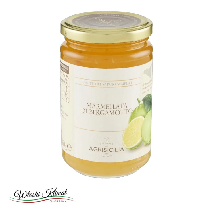 Marmolada z Bergamotki Agrisicilia 360 g - widok z przodu / opakowanie