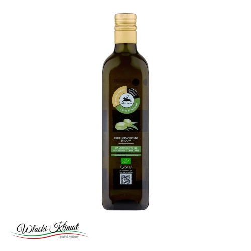 Oliwa z oliwek ekologiczna Extra Vergine BIO Alce Nero 750ml - widok z przodu / opakowanie