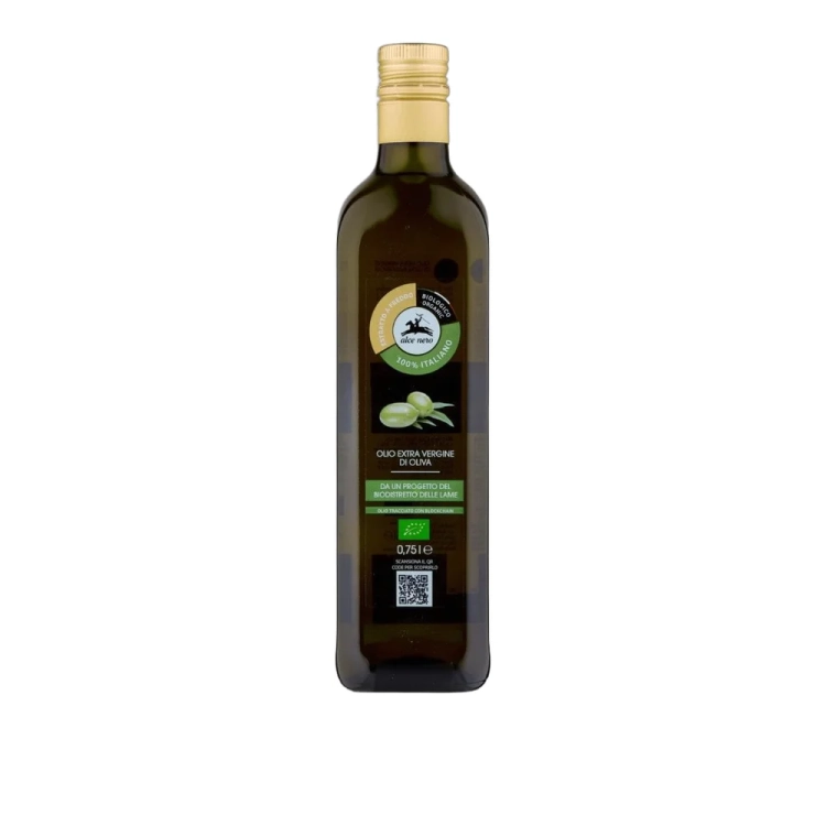 Oliwa z oliwek ekologiczna Extra Vergine BIO Alce Nero 750ml - widok szczegółowy 2
