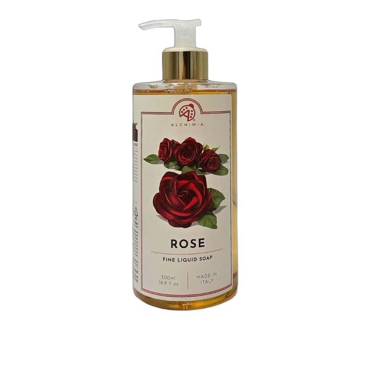 Mydło w płynie Róża Rose Fiorentina ALCHIMIA 500ml - widok szczegółowy 2