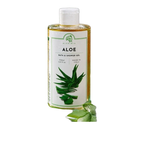 Żel pod prysznic Aloes Bath & Shower Gel Aloe Alchimia 500ml - widok szczegółowy 2