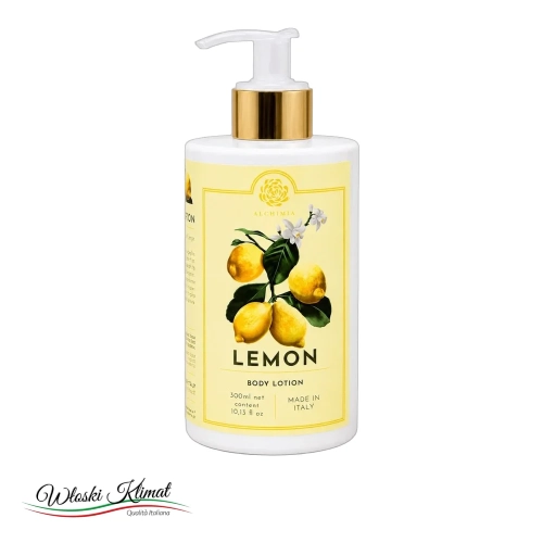 Balsam do ciała Cytryna Body Lotion Lemon ALCHIMIA 300ml - widok z przodu / opakowanie