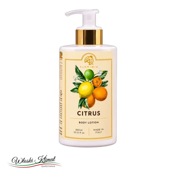 Balsam do ciała Cytrusy Body Lotion Citrus ALCHIMIA 300ml - widok z przodu / opakowanie
