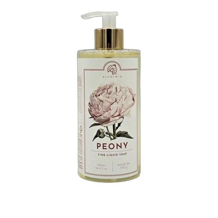 Mydło w płynie Piwonia Peony Fiorentina ALCHIMIA 500ml - widok szczegółowy 2