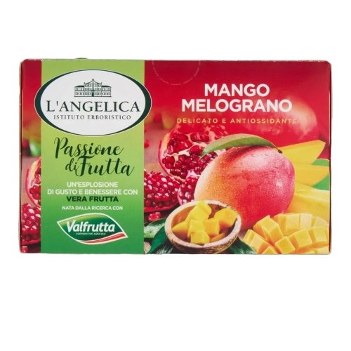 Herbata owocowa w saszetkach Mango i Granat L'Angelica 27g - widok szczegółowy 2
