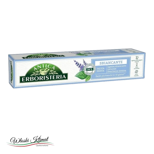 Pasta do zębów wybielająca Antica Erboresteria 75ml - widok z przodu / opakowanie