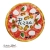 Talerz na pizzę śr. 33 cm Pieczarki i Oliwki Funghi e Olive - widok z przodu / opakowanie