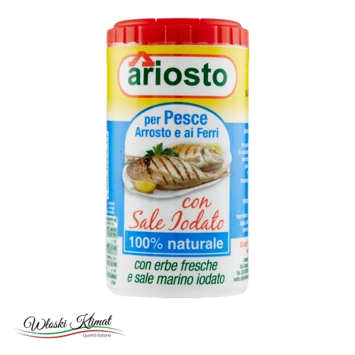 Przyprawa do ryb Pesce Sale lodato ARIOSTO 80g - widok z przodu / opakowanie