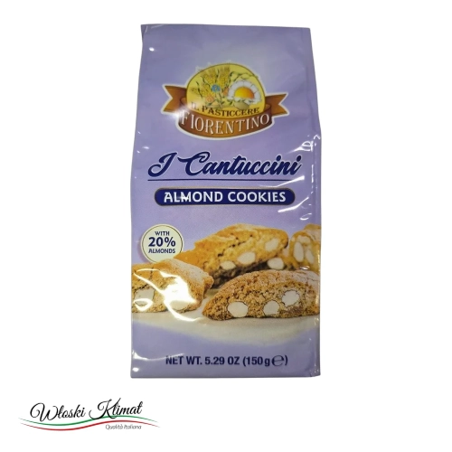 Ciastka Cantucci z migdałami Fiorentino 125g - widok z przodu / opakowanie