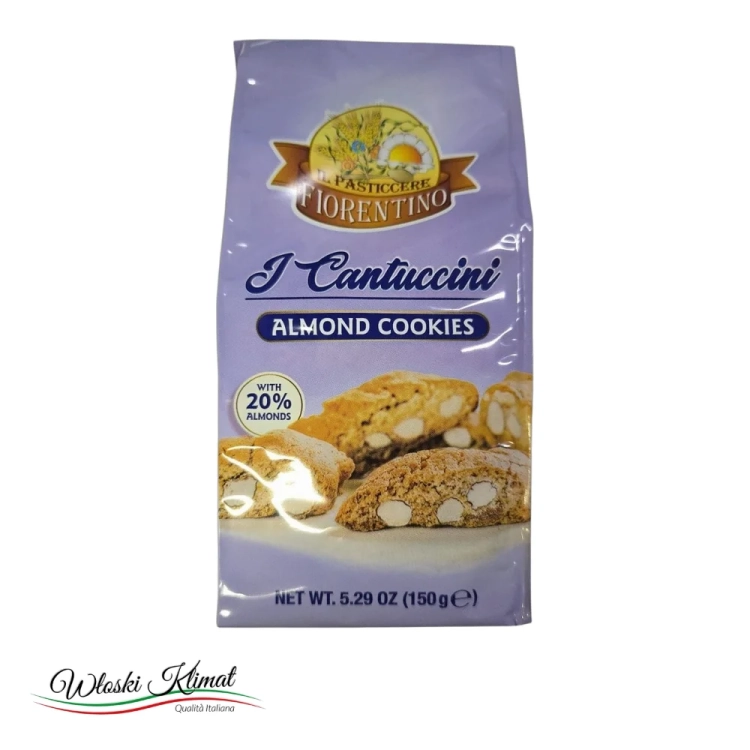 Ciastka Cantucci z migdałami Fiorentino 125g - widok z przodu / opakowanie