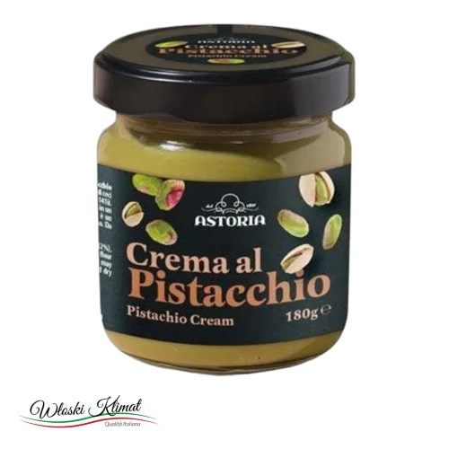 Krem pistacjowy Crema al pistacchio ASTORIA 180g - widok z przodu / opakowanie