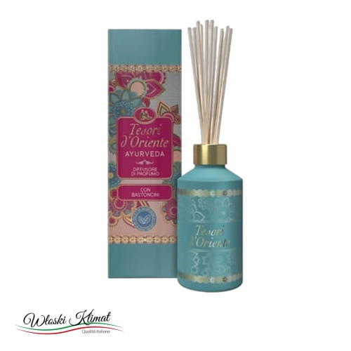 Dyfuzor zapachowy Ayurveda Tesori d'Oriente 200 ml - widok z przodu / opakowanie