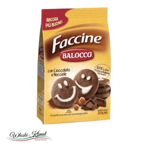 Ciastka kruche Faccine Balocco 700 g - widok z przodu / opakowanie
