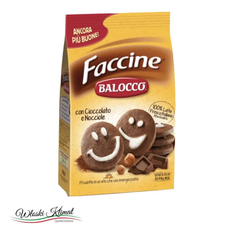 Ciastka kruche Faccine Balocco 700 g - widok z przodu / opakowanie