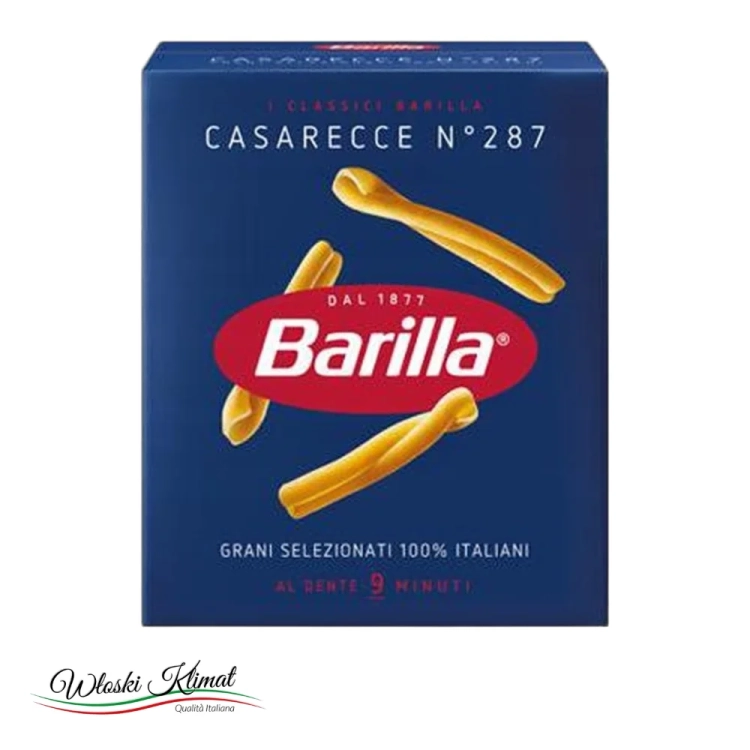 Makaron Casarecce 287 Barilla 500 g - widok z przodu / opakowanie