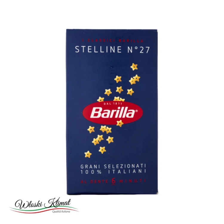 Makaron Stelline gwiazdki nr 27 Barilla 500 g - widok z przodu / opakowanie