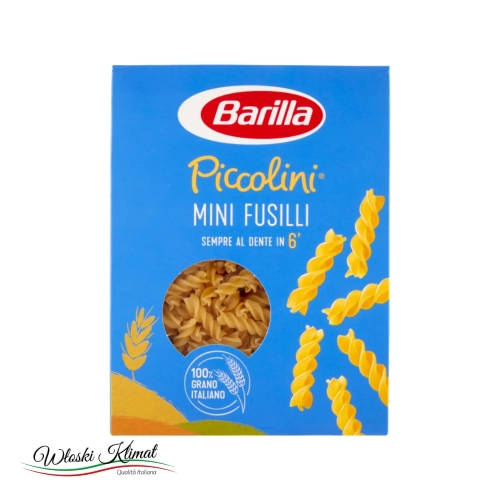 Makaron Mini fusilli mini świderki Barilla 500 g - widok z przodu / opakowanie