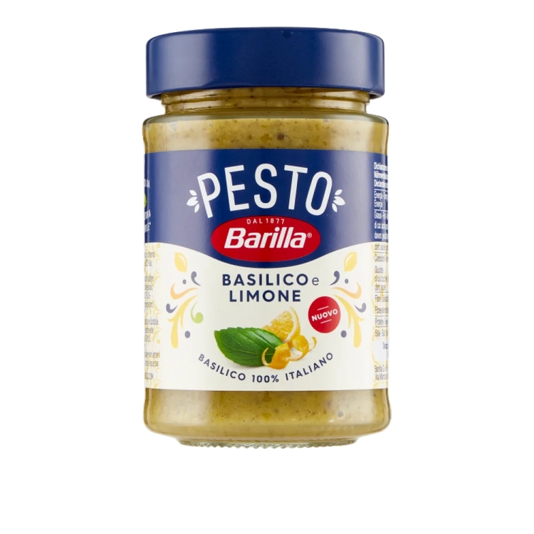 Sos Pesto bazylia z cytryną BARILLA 190 g - widok szczegółowy 2