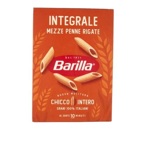 Makaron pełnoziarnisty rurki krótkie Mezze Penne Rigate Integrale BARILLA 500g - widok szczegółowy 2