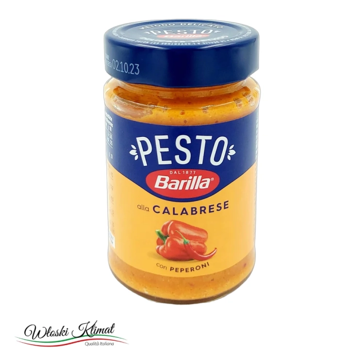 Pesto Calabrese Barilla 190 g - widok z przodu / opakowanie