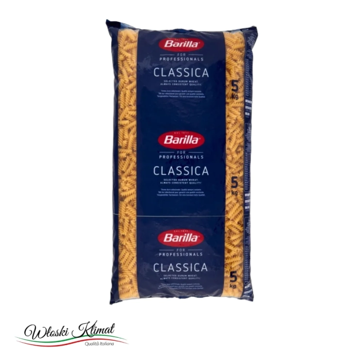 Makaron świderki Fusilli BARILLA 5kg - widok z przodu / opakowanie