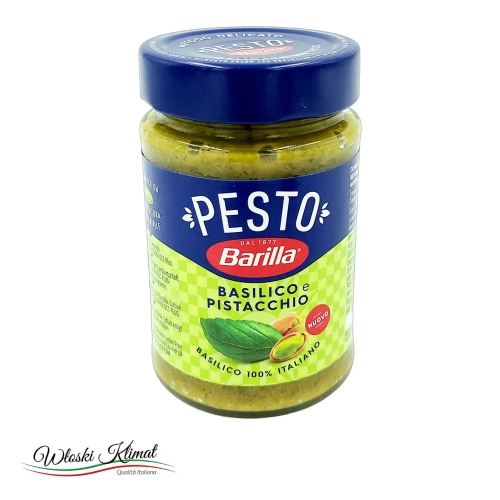 Pesto Pistacje i Bazylia BARILLA 190 g - widok z przodu / opakowanie